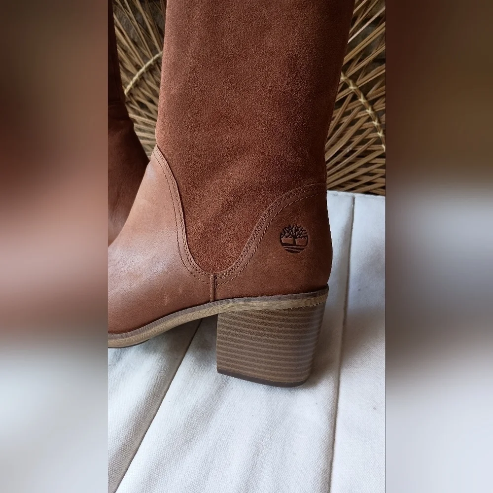 Timberland Women's Tan Over the Knee Boots_9